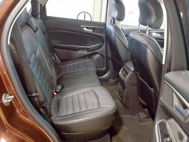 2FMPK3J83GBC65966 - 2016 FORD EDGE SEL BROWN photo 6