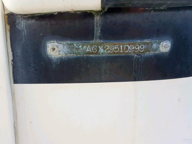 MACX2951D999 - 1999 MACG MARINE/TRL WHITE photo 10