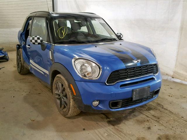 WMWZC5C58EWP36074 - 2014 MINI COOPER S C BLUE photo 1