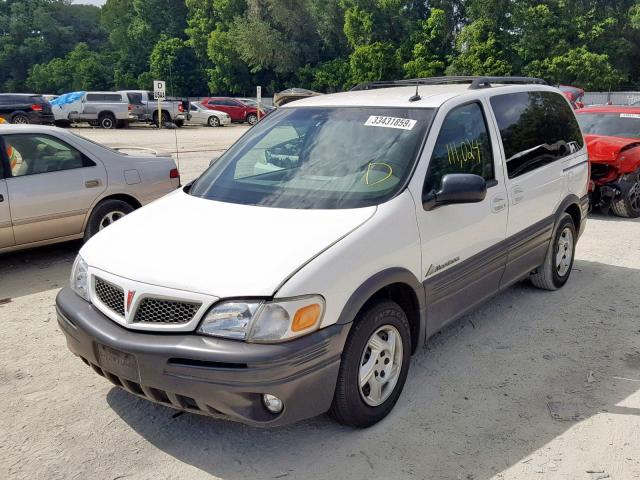 1GMDU03E13D292621 - 2003 PONTIAC MONTANA WHITE photo 2