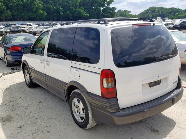 1GMDU03E13D292621 - 2003 PONTIAC MONTANA WHITE photo 3