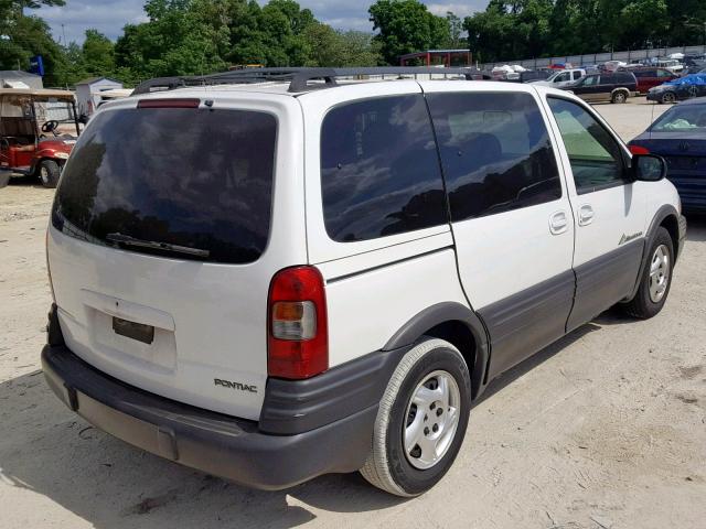 1GMDU03E13D292621 - 2003 PONTIAC MONTANA WHITE photo 4