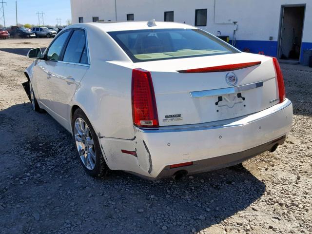 1G6DT57V790163929 - 2009 CADILLAC CTS HI FEA WHITE photo 3