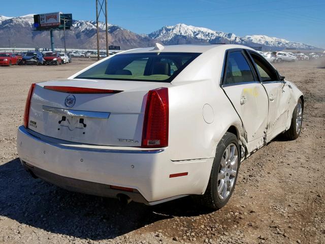 1G6DT57V790163929 - 2009 CADILLAC CTS HI FEA WHITE photo 4