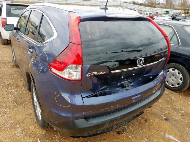 JHLRM4H72CC027274 - 2012 HONDA CR-V EXL  photo 9