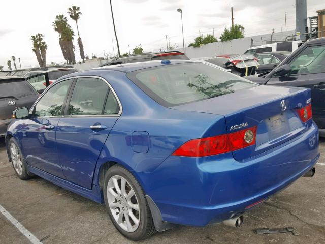 JH4CL96886C016751 - 2006 ACURA TSX BLUE photo 3