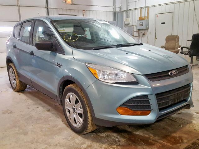 1FMCU0F78DUC99785 - 2013 FORD ESCAPE S BLUE photo 1