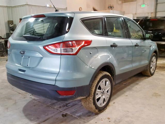 1FMCU0F78DUC99785 - 2013 FORD ESCAPE S BLUE photo 4