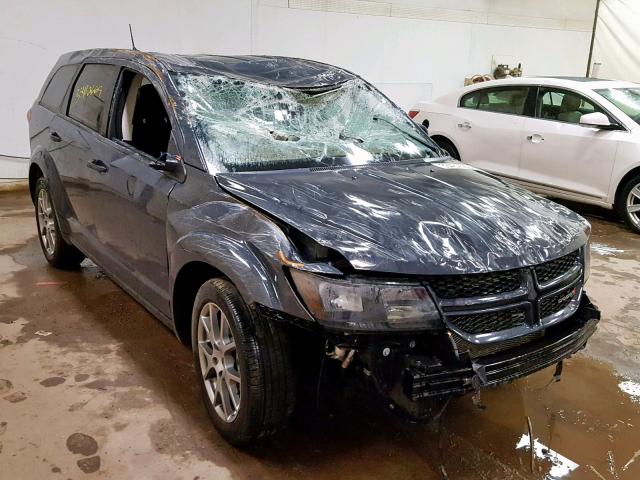 3C4PDDEG6JT312053 - 2018 DODGE JOURNEY GT BLUE photo 1