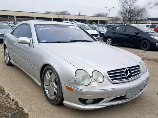 WDBPJ73J61A014875 - 2001 MERCEDES-BENZ CL 55 AMG SILVER photo 1