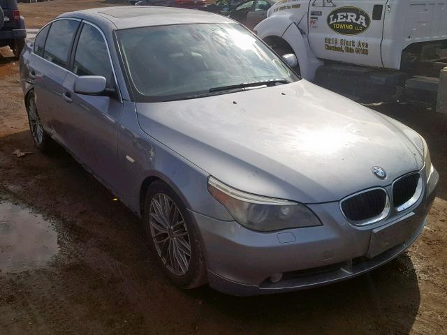 WBANE53536CK82568 - 2006 BMW 525 I SILVER photo 1