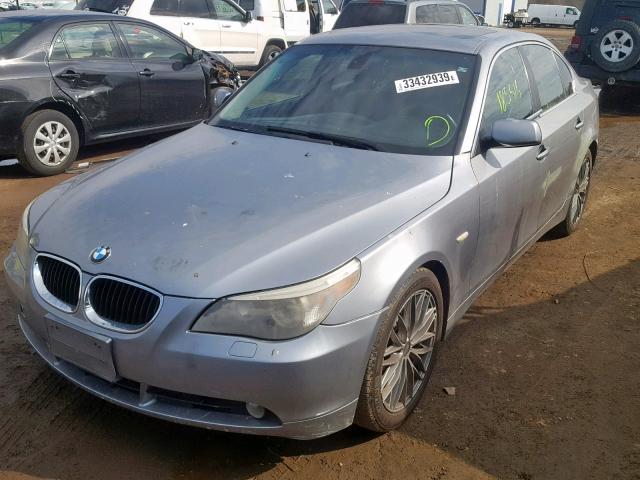 WBANE53536CK82568 - 2006 BMW 525 I SILVER photo 2