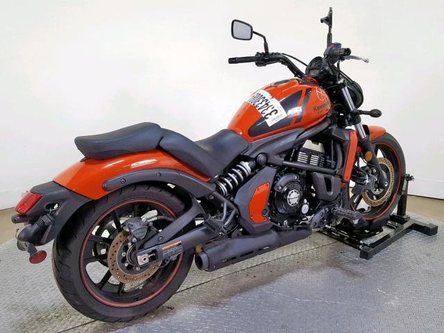 JKAENED12JDA06221 - 2018 KAWASAKI EN650 D ORANGE photo 8