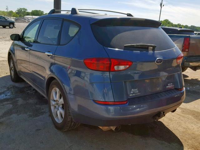 4S4WX86C164429649 - 2006 SUBARU B9 TRIBECA BLUE photo 3