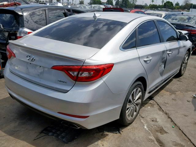 5NPE34AF6FH024032 - 2015 HYUNDAI SONATA SPO GRAY photo 4