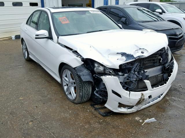 WDDGF4HB5ER310549 - 2014 MERCEDES-BENZ C 250 WHITE photo 1