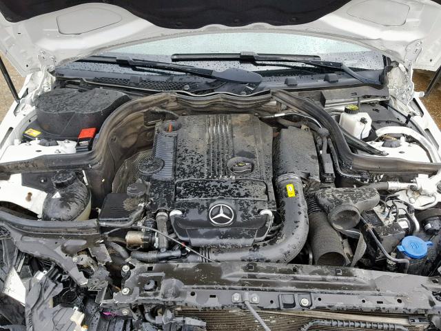 WDDGF4HB5ER310549 - 2014 MERCEDES-BENZ C 250 WHITE photo 7