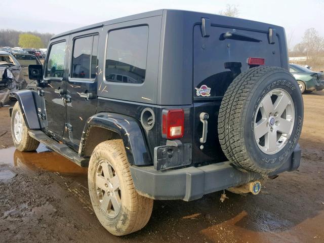 1J4GA59157L218491 - 2007 JEEP WRANGLER S BLACK photo 3
