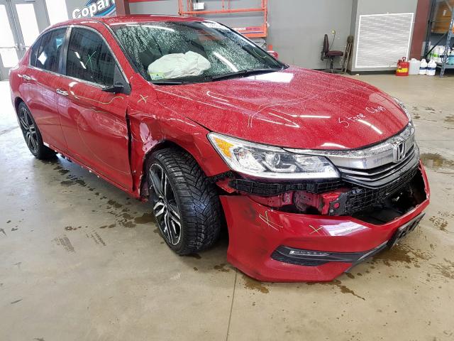 1HGCR2F58HA010980 - 2017 HONDA ACCORD SPORT  photo 1