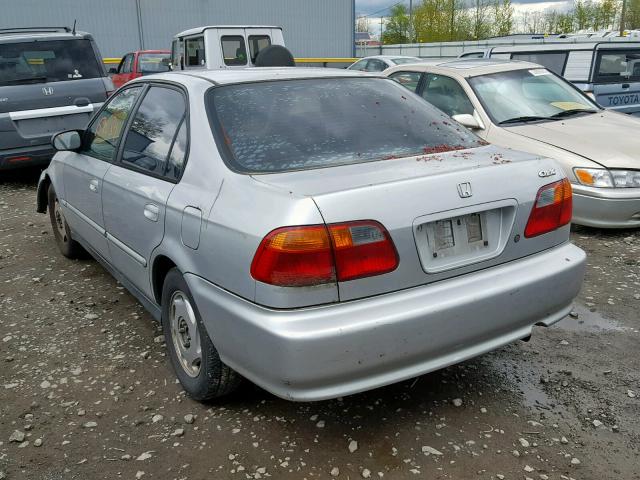 2HGEJ6617XH539874 - 1999 HONDA CIVIC BASE SILVER photo 3