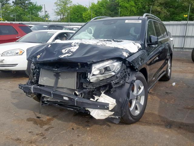 4JGDF6EE6JA995575 - 2018 MERCEDES-BENZ GLS 450 4M BLACK photo 2