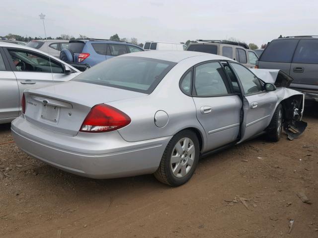 1FAFP52214G186376 - 2004 FORD TAURUS LX SILVER photo 4