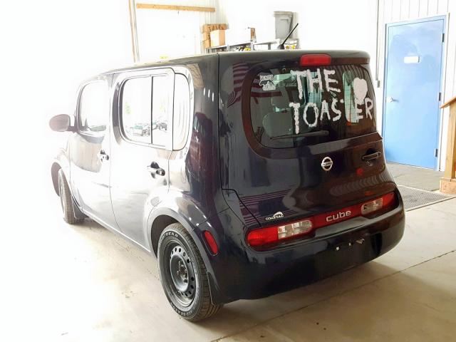 JN8AZ2KR5AT168819 - 2010 NISSAN CUBE BASE BLACK photo 3