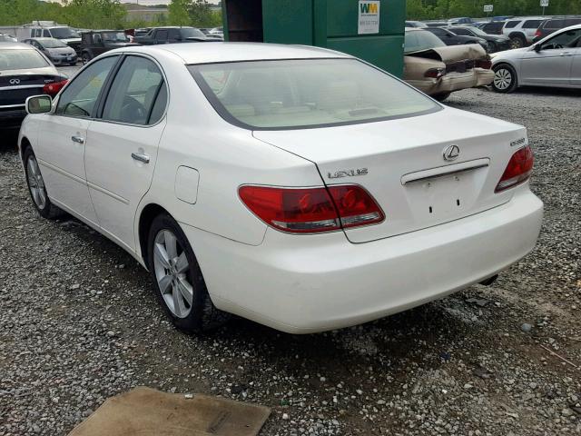 JTHBA30G055069364 - 2005 LEXUS ES 330 WHITE photo 3