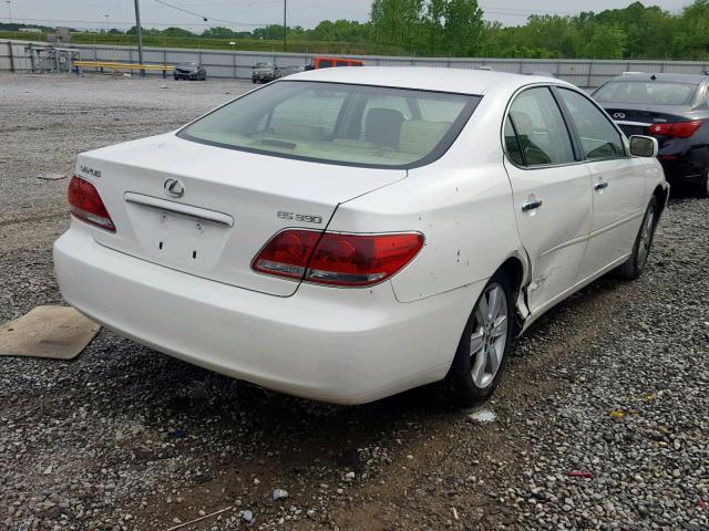 JTHBA30G055069364 - 2005 LEXUS ES 330 WHITE photo 4