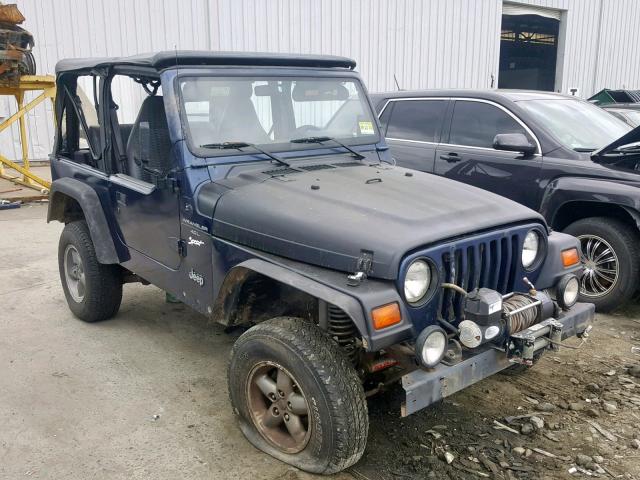 1J4FY19S7VP518841 - 1997 JEEP WRANGLER / BLUE photo 1