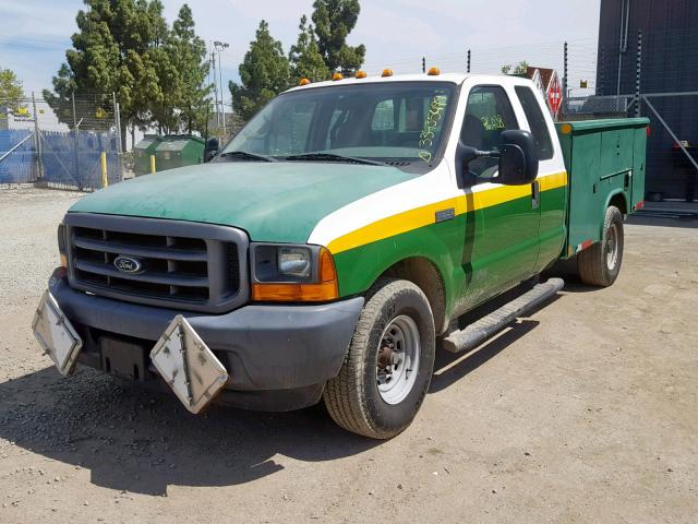 1FDSX34S51EB40272 - 2001 FORD F350 SRW S TWO TONE photo 2