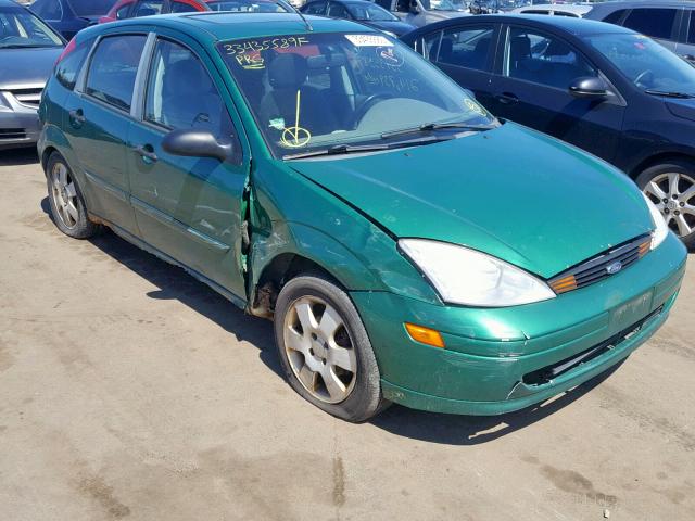 3FAFP37342R156087 - 2002 FORD FOCUS ZX5 GREEN photo 1