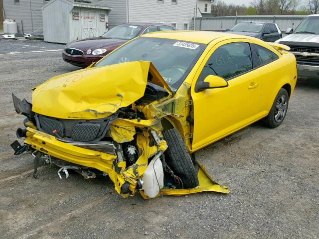 1G2AL18FX87154166 - 2008 PONTIAC G5 YELLOW photo 2