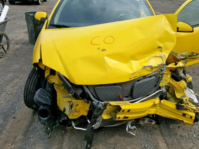 1G2AL18FX87154166 - 2008 PONTIAC G5 YELLOW photo 7