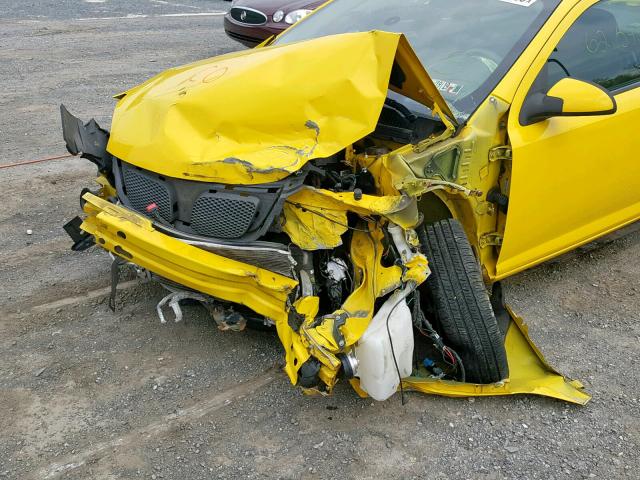 1G2AL18FX87154166 - 2008 PONTIAC G5 YELLOW photo 9