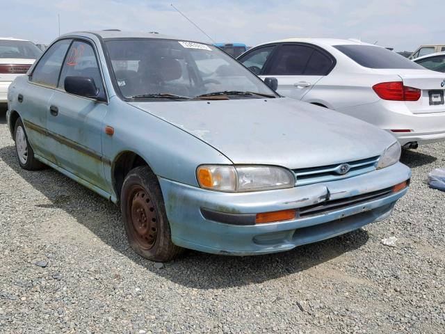 JF1GC2449PG516055 - 1993 SUBARU IMPREZA L BLUE photo 1