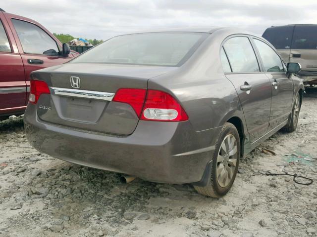 19XFA1F94BE029532 - 2011 HONDA CIVIC EXL GRAY photo 4