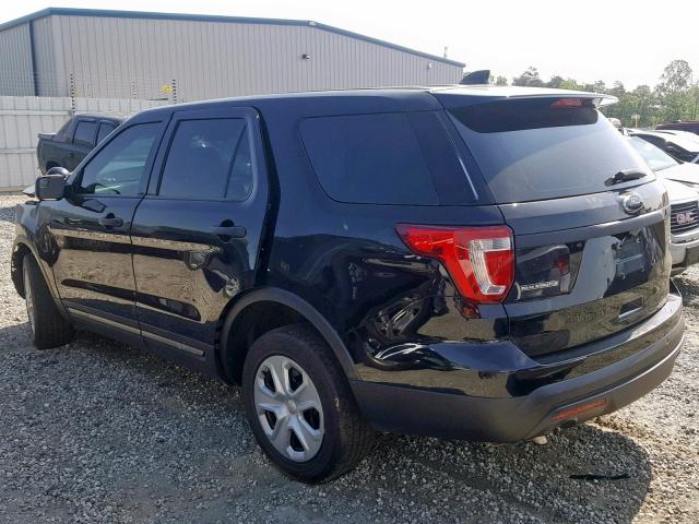 1FM5K8AR0HGE30461 - 2017 FORD EXPLORER P BLACK photo 3