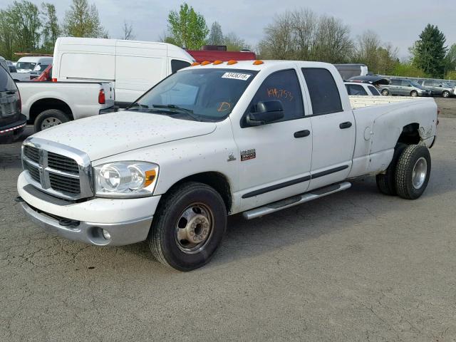 3D7ML48A97G776247 - 2007 DODGE RAM 3500 S WHITE photo 2