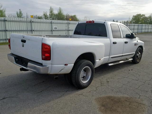 3D7ML48A97G776247 - 2007 DODGE RAM 3500 S WHITE photo 4