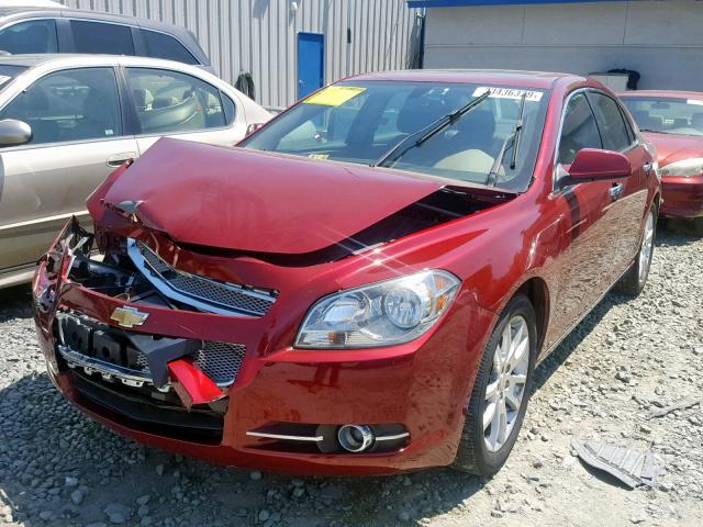 1G1ZE5E79AF114808 - 2010 CHEVROLET MALIBU LTZ BURGUNDY photo 2