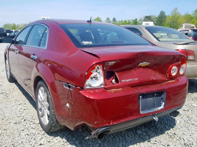 1G1ZE5E79AF114808 - 2010 CHEVROLET MALIBU LTZ BURGUNDY photo 3