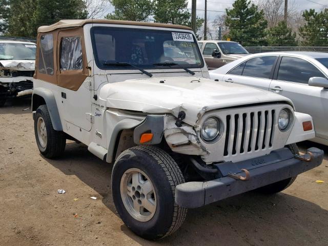 1J4FY19S8VP484733 - 1997 JEEP WRANGLER / WHITE photo 1