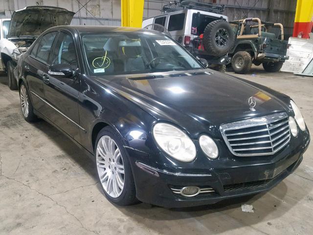 WDBUF72X37B025510 - 2007 MERCEDES-BENZ E 550 BLACK photo 1