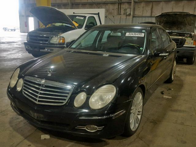 WDBUF72X37B025510 - 2007 MERCEDES-BENZ E 550 BLACK photo 2