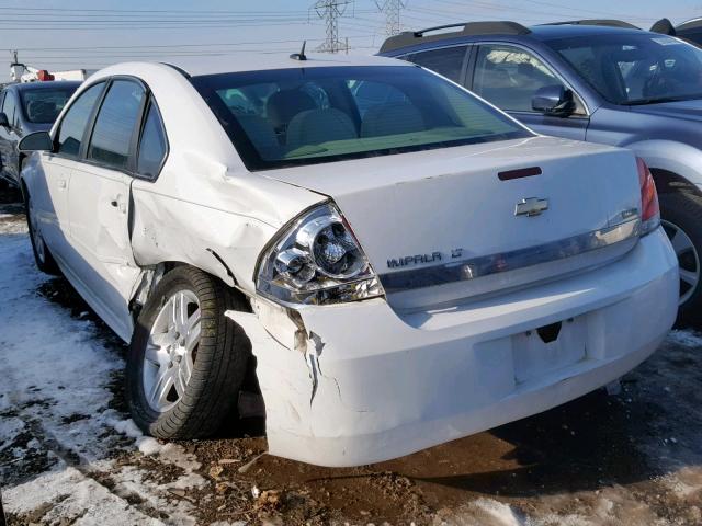 2G1WG5EK0B1275736 - 2011 CHEVROLET IMPALA LT WHITE photo 3