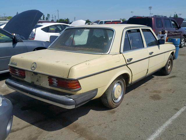 12312310135579 - 1979 MERCEDES-BENZ 240D YELLOW photo 4