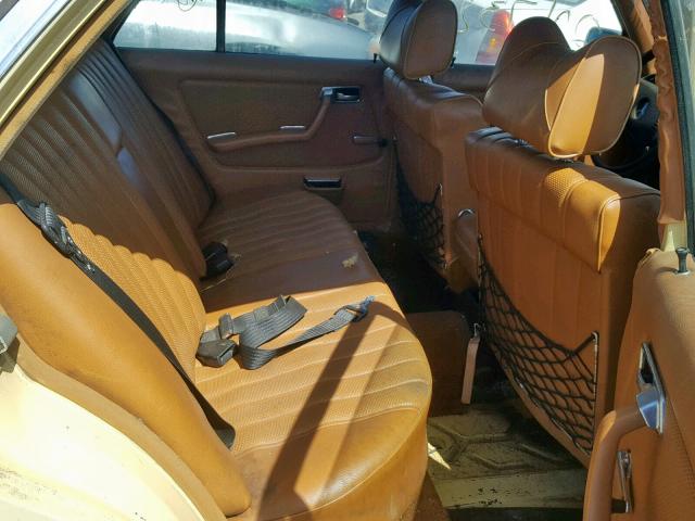 12312310135579 - 1979 MERCEDES-BENZ 240D YELLOW photo 6