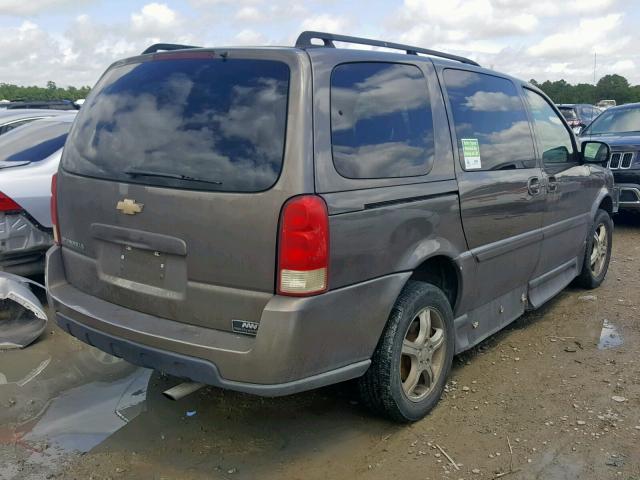 1GBDV13L45D224097 - 2005 CHEVROLET UPLANDER I BROWN photo 4