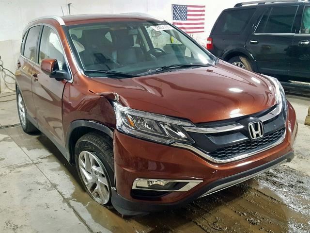 5J6RM4H72FL041851 - 2015 HONDA CR-V EXL BROWN photo 1